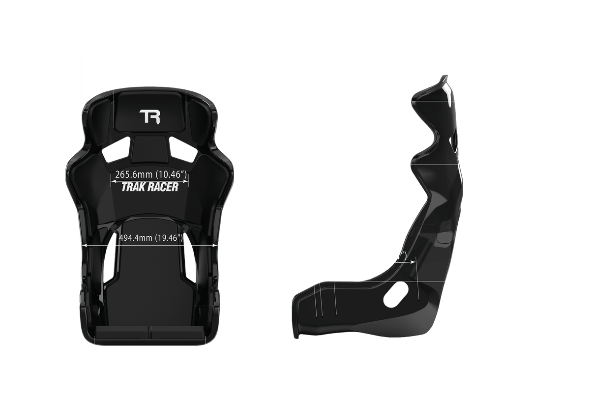 Black GT Style TR Series Fiberglass Seat – Trak Racer EU