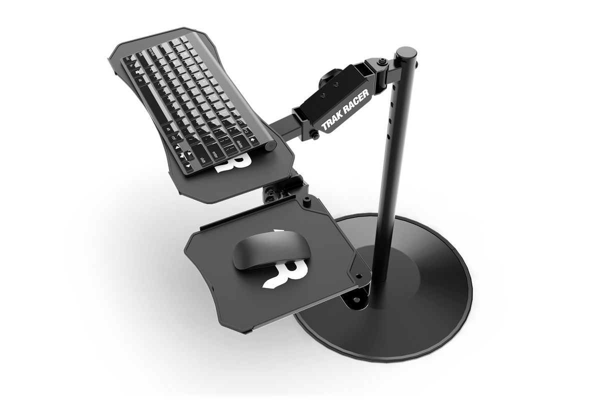 Adjustable Free-Standing Keyboard and Mouse Tray – Trak Racer EU