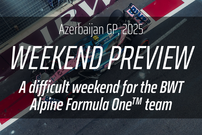BWT Alpine Formula One team Azerbaijan Weekend Wrap-up