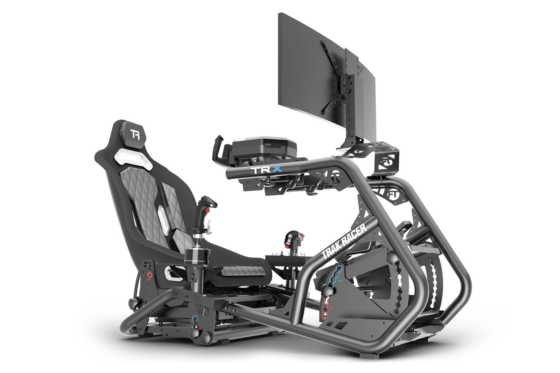 Trak Racer Racing Simulator FLIGHT SIMULATOR MOUNTS - LEFT AND RIGHT SET FOR ALPINE RACING TRX ...