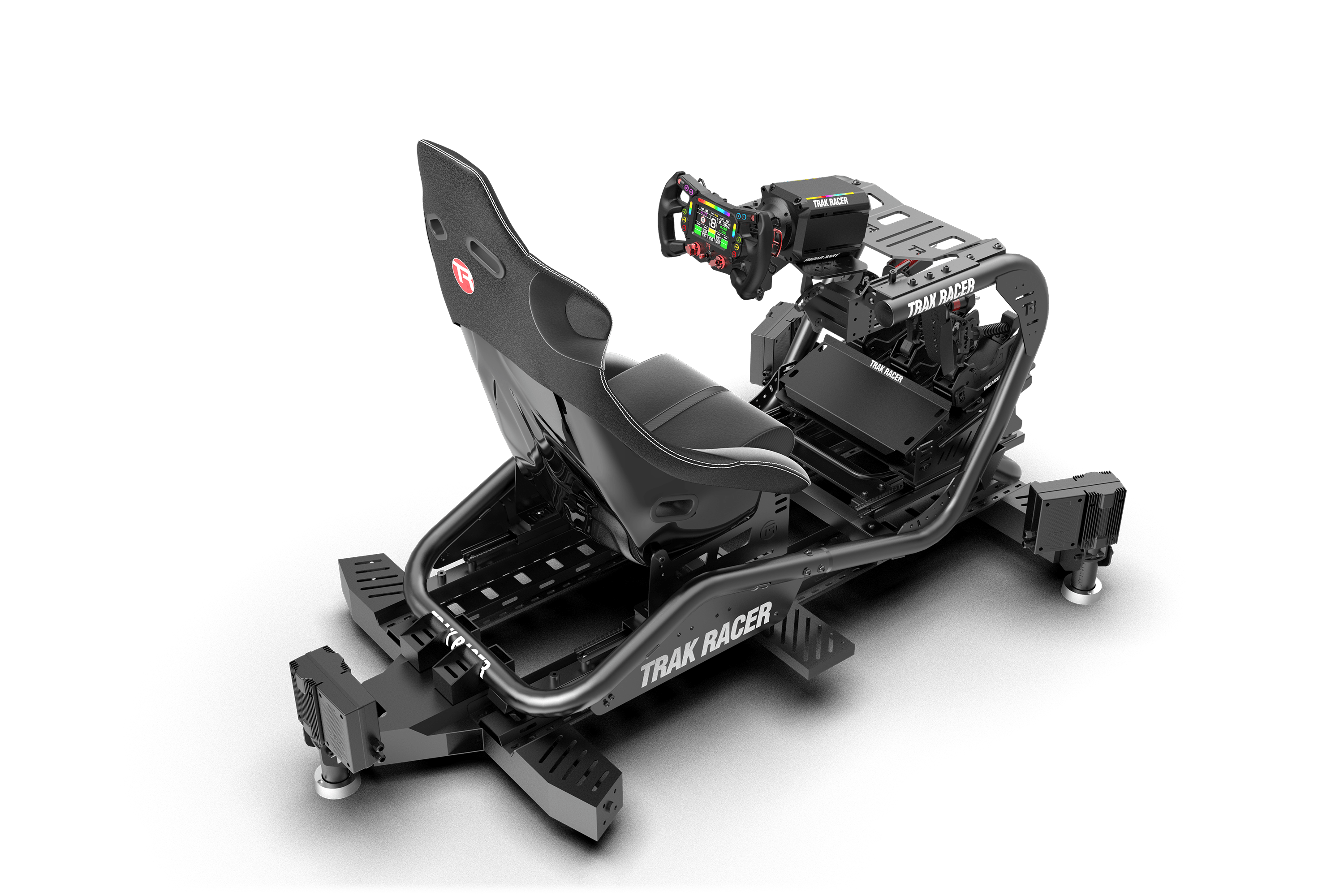 TR8 PRO WITH MOTION, WHEEL, WHEELBASE AND PEDALS – Trak Racer EU