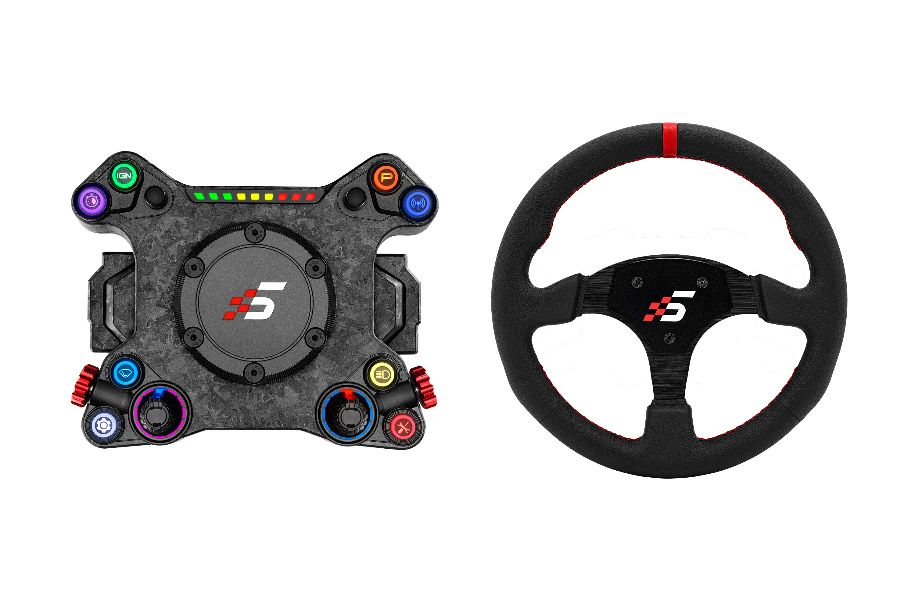 Simagic NEO X Hub with Leather Steering Wheel – Trak Racer EU
