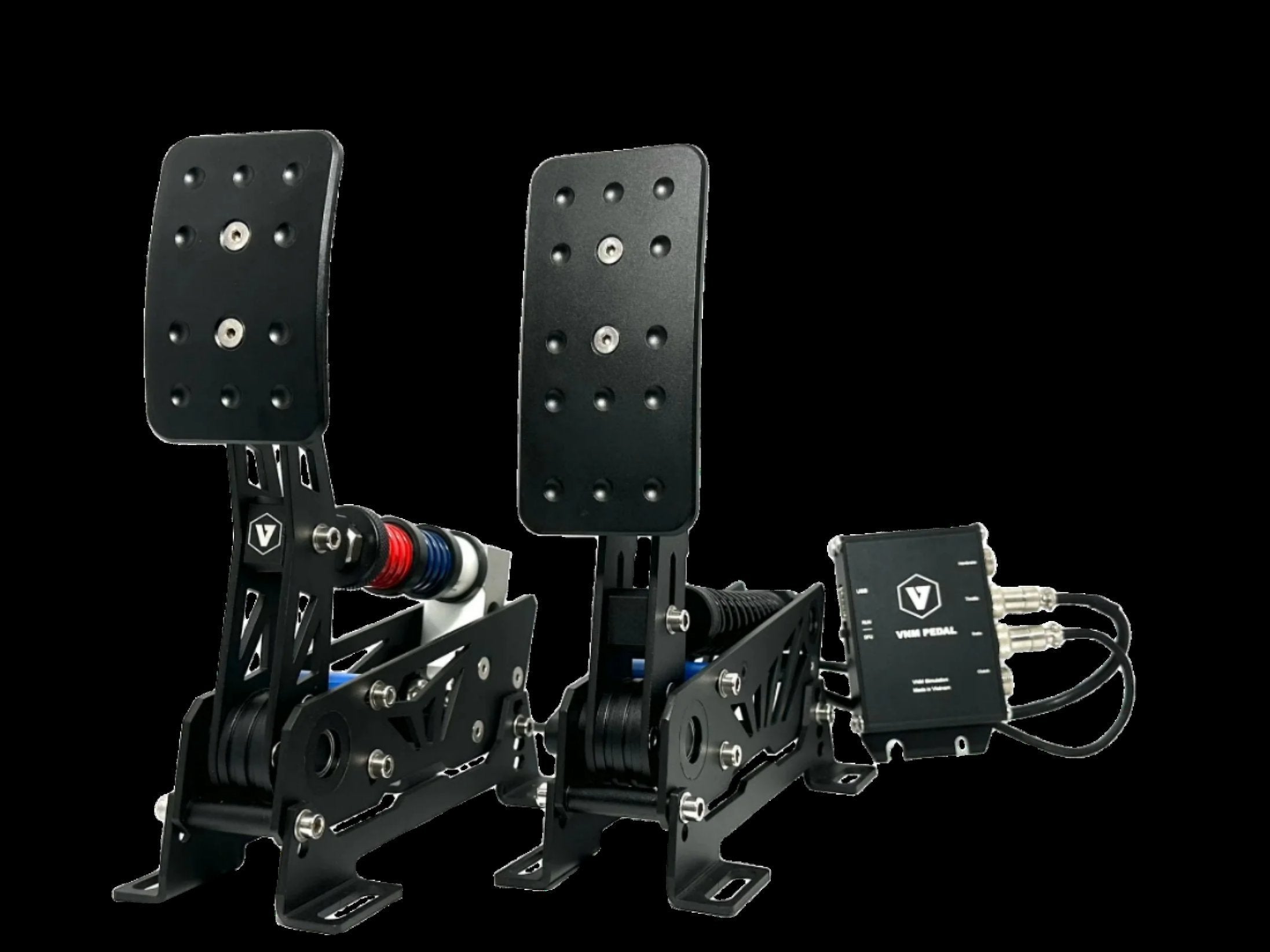 vnm pedals lite VNM Lite Pedals Set – Professional Load Cell Sim Racing Pedal System – Trak Racer EU