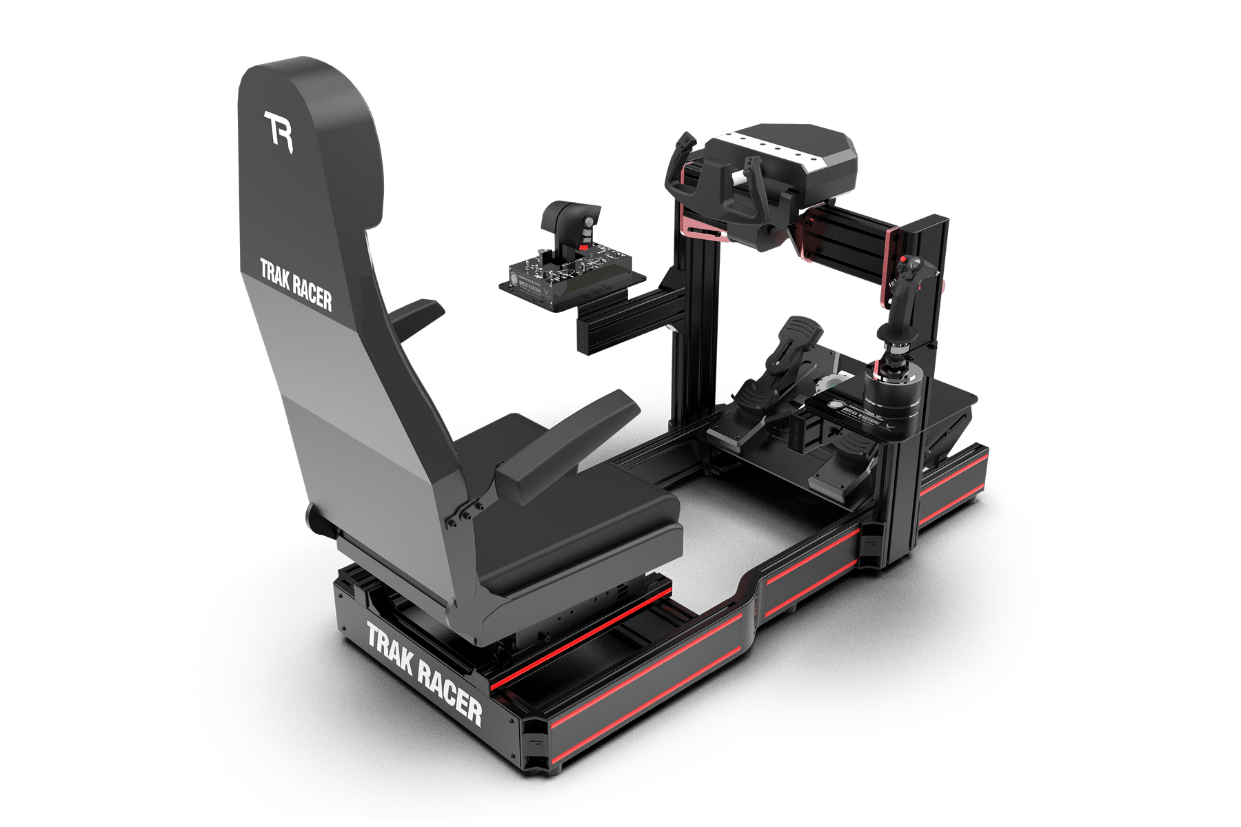 Flight Sim Control R Flight Sim Control Mounts with 2 Side Supports for all Aluminum Cockpi ...
