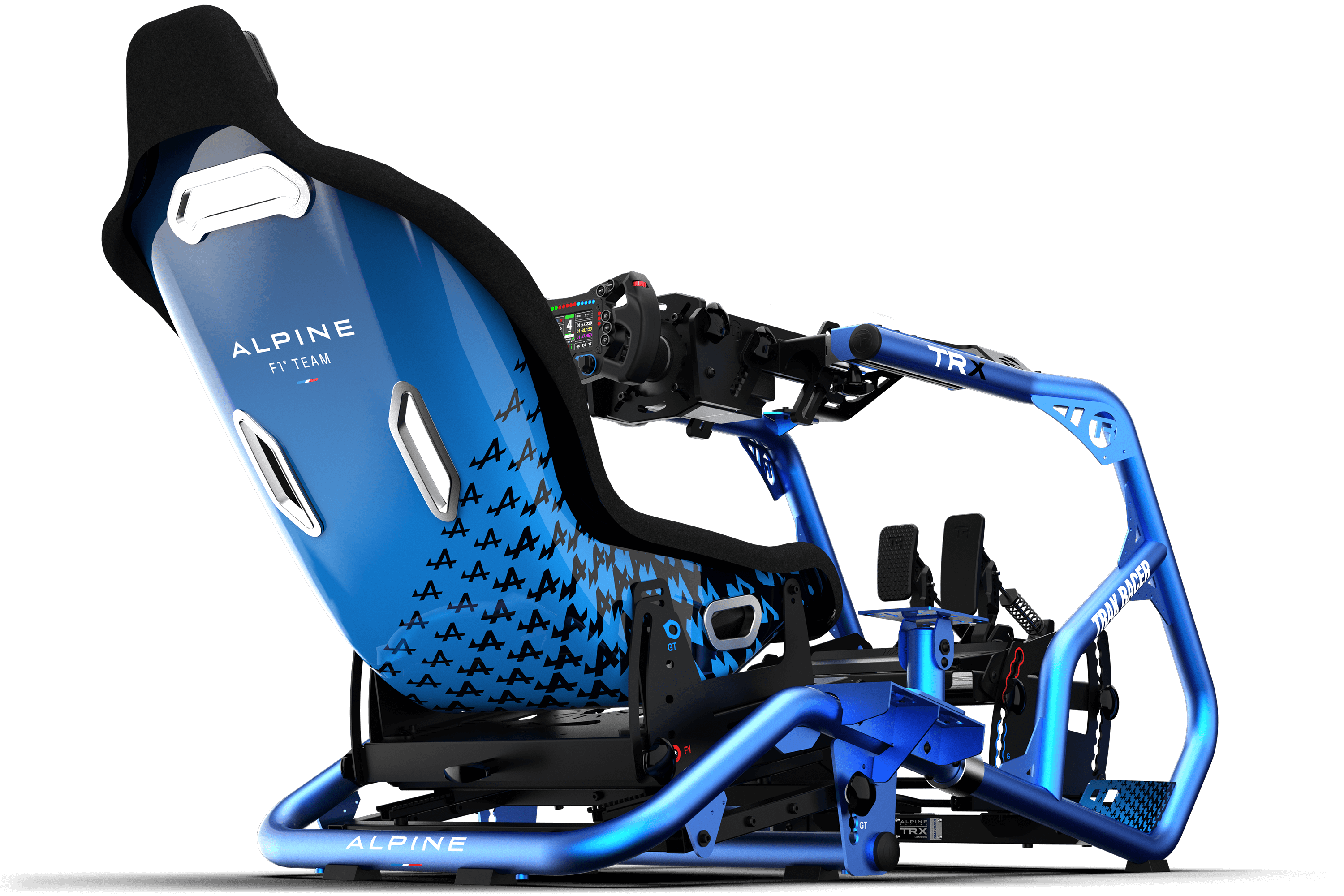 TRAK RACER TRX シミュレーションレーシングシート Alpine Racing TRX Blue – Trak Racer EU