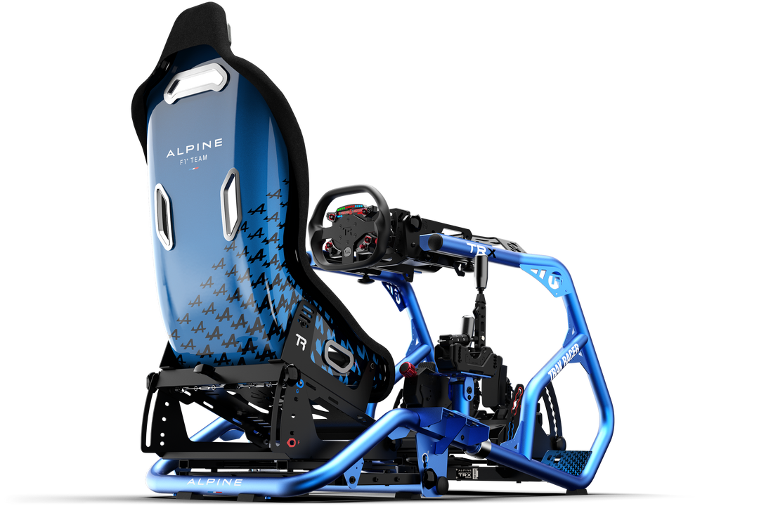 TRAK RACER TRX シミュレーションレーシングシート Alpine Racing TRX Blue – Trak Racer EU