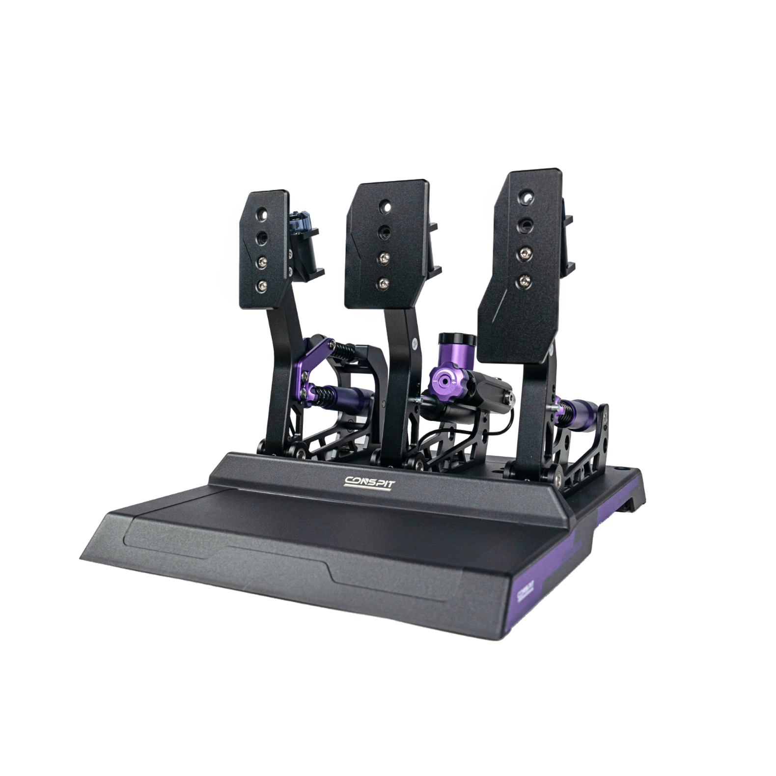 con pedale Conspit CPP-Lite 3 Pedal Set – Hydraulic Load Cell Sim Racing Pedals – Trak Racer EU