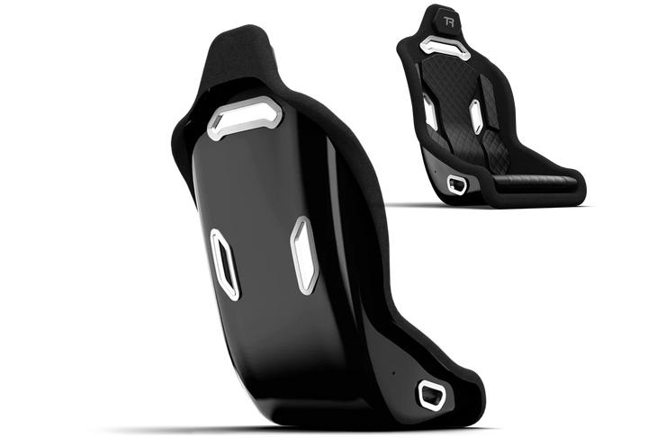 Trak Racer TRX Hybrid Fixed Fiberglass Seat - All Black