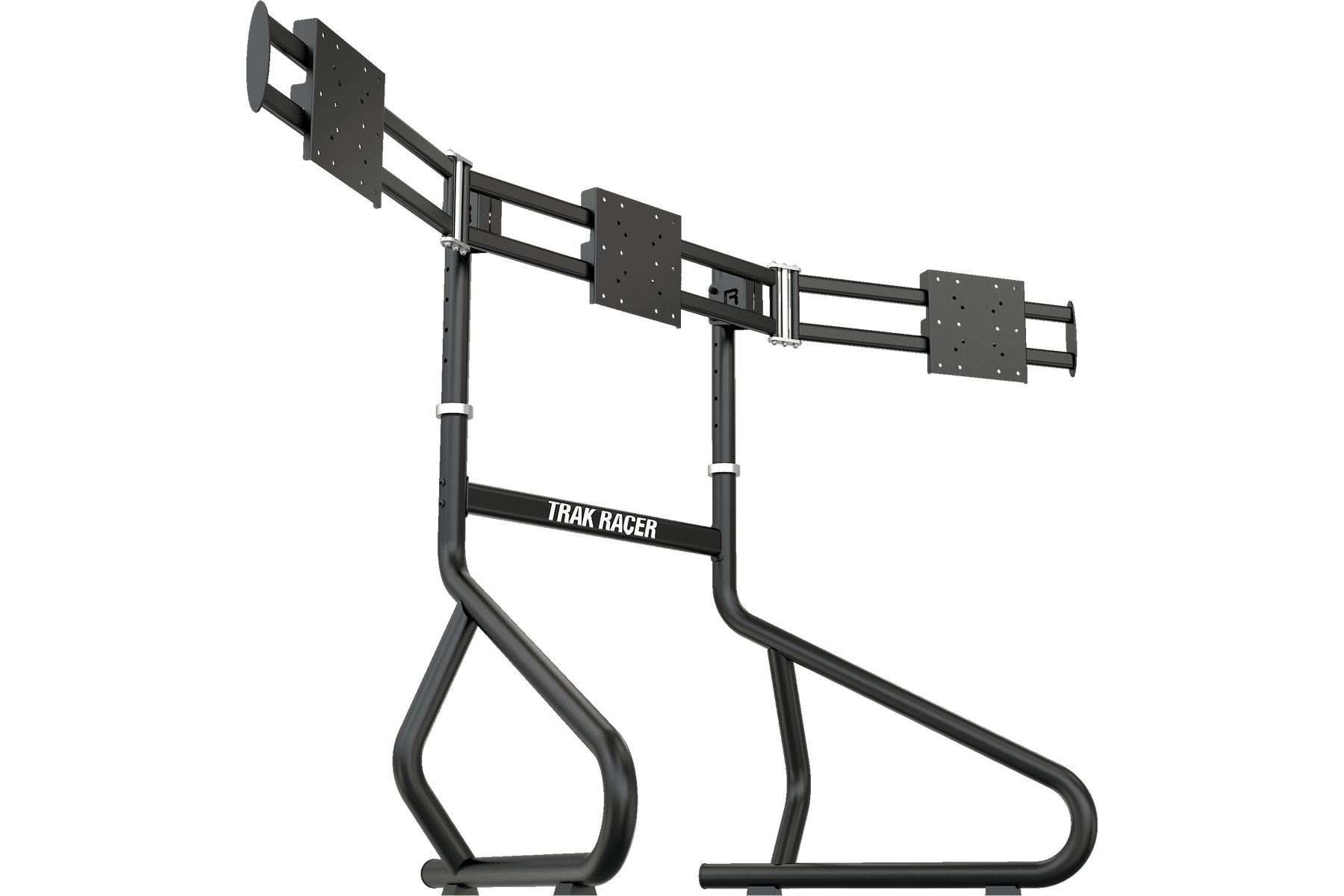 3 Track Display Rack Freestanding Triple (3) Monitor Stand – 32
