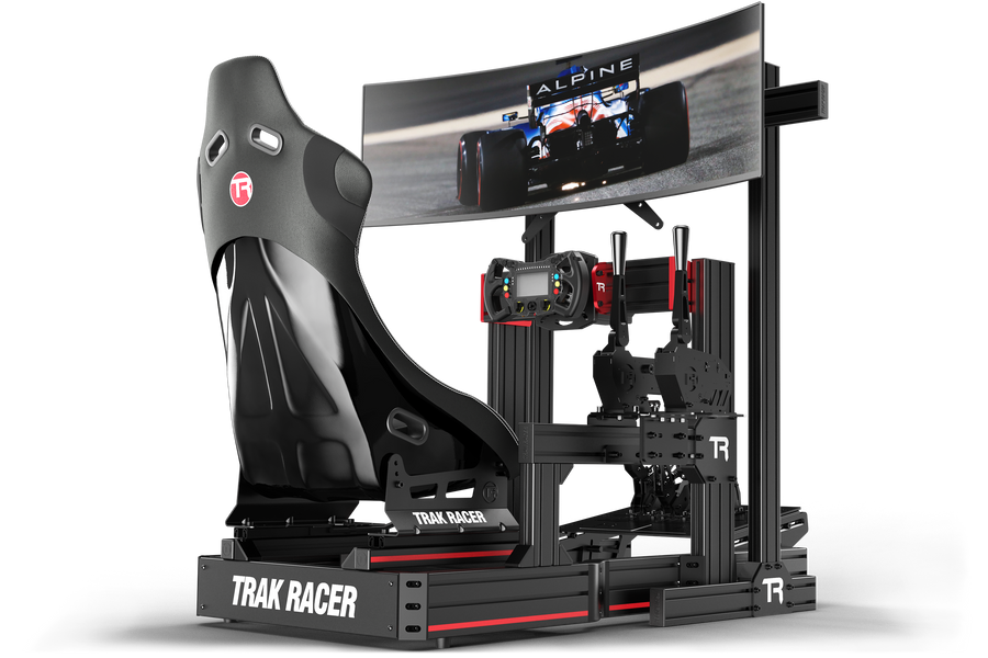 Trak Racer Freestanding Single Monitor Stand - up to 80" - Center Profile 1200mm Long