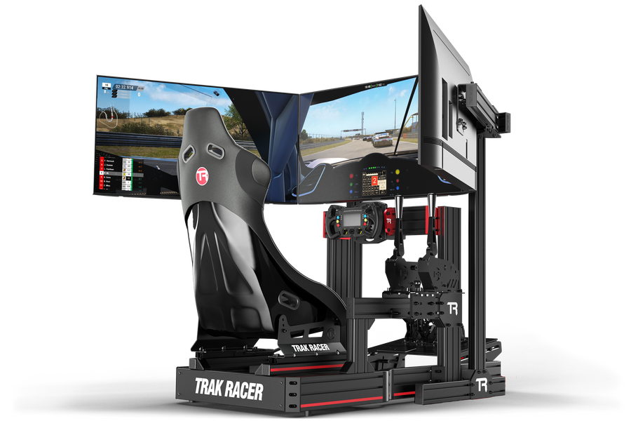 Trak Racer Freestanding Triple Monitor Stand - 45" Displays