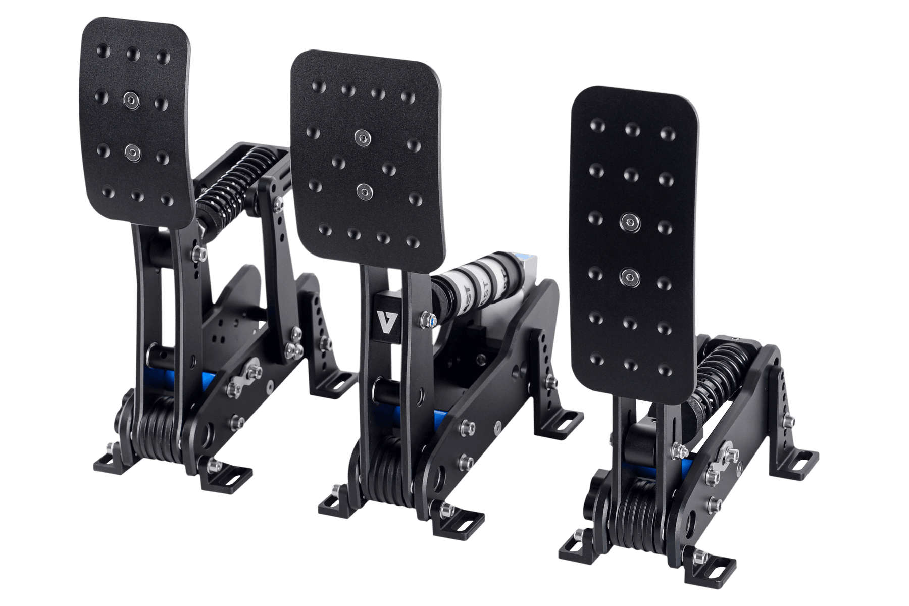 best sim racing pedals under 300 VNM 3-Pedal Set – Professional Load Cell Racing Simulator Pedals – Trak Racer EU