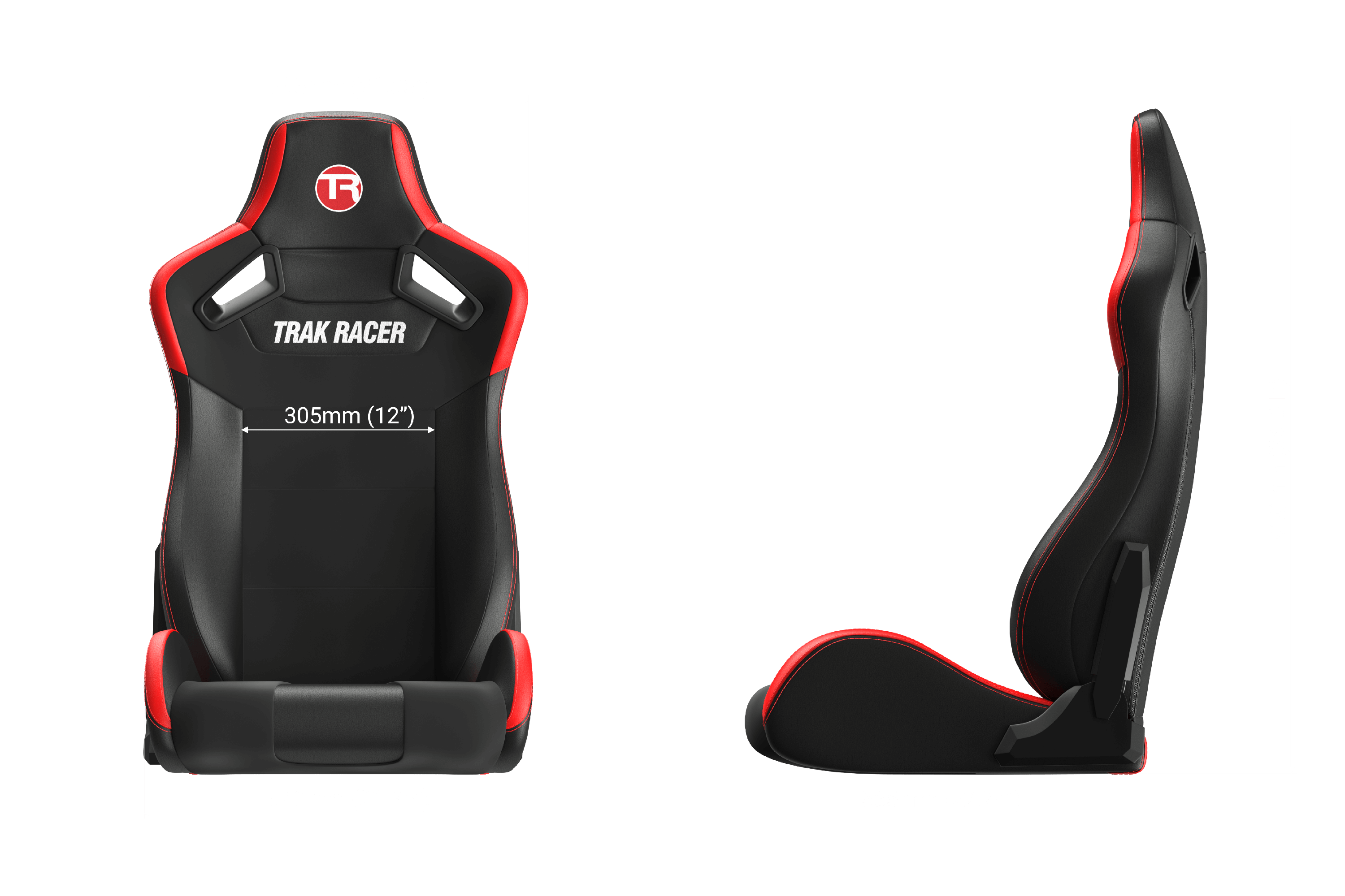 Recliner Sim Racing Seat — Premium Leather/Alcantara-Style