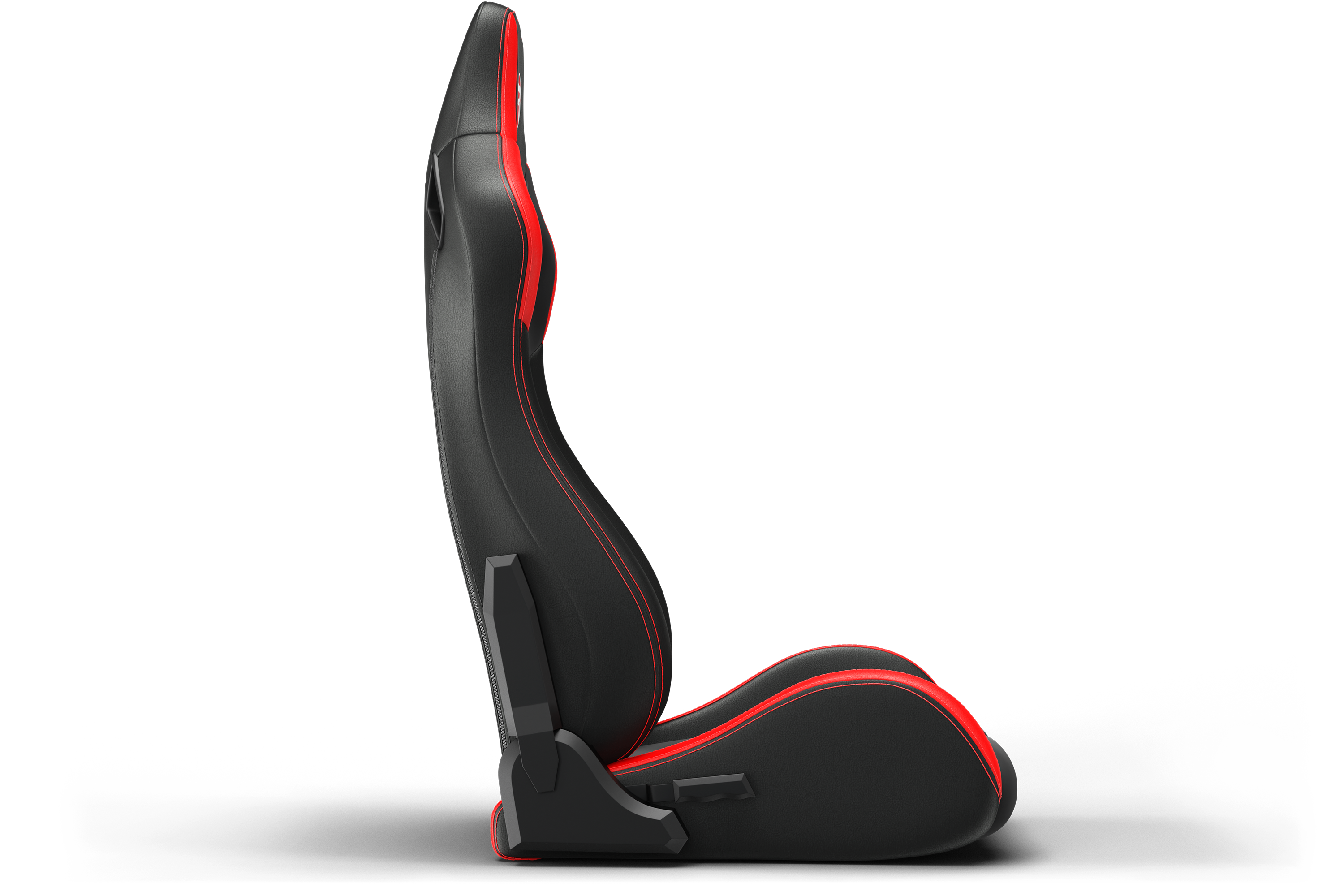 Recliner Sim Racing Seat — Premium Leather/Alcantara-Style