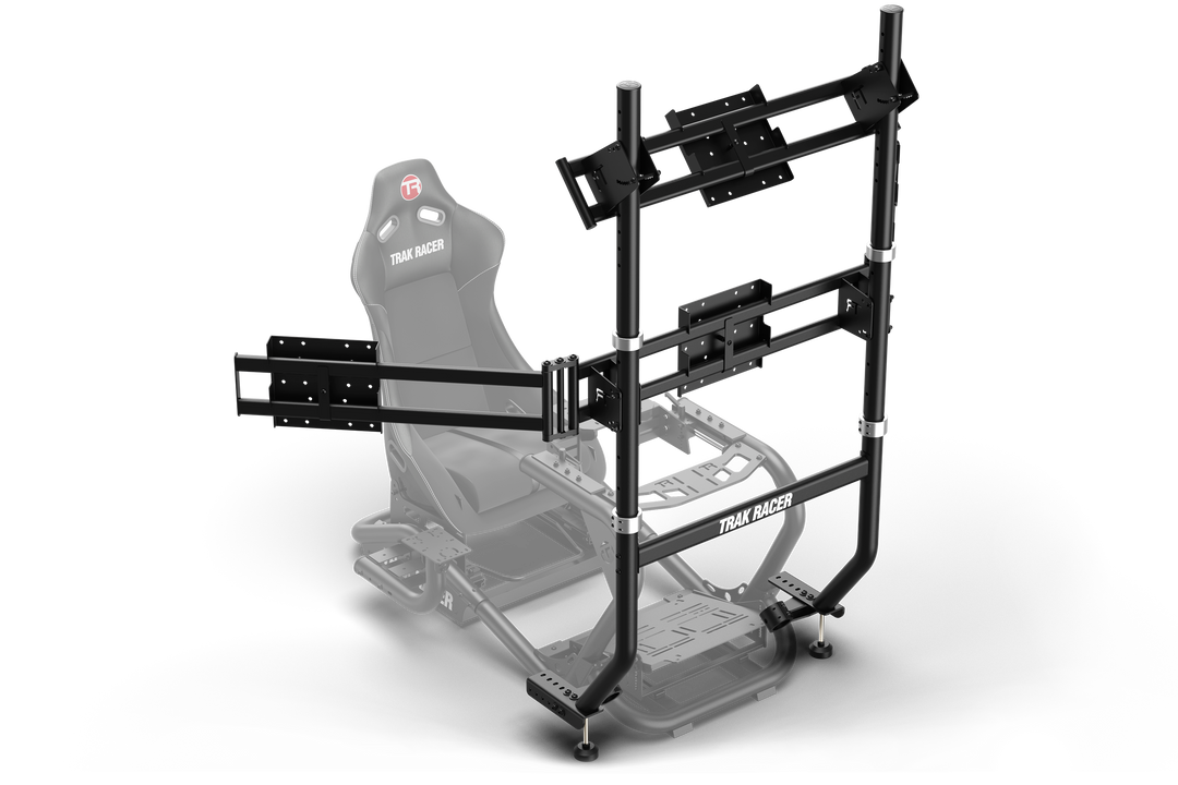 Cockpit-Mounted Quad Monitor Stand for Trak Racer TR8 PRO – Trak
