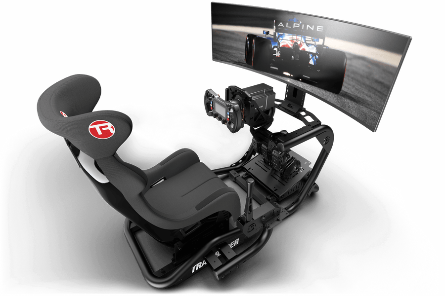 Trak Racer Integrated Single Monitor Stand for Trak Racer TR8 Pro - Holds up to 70"