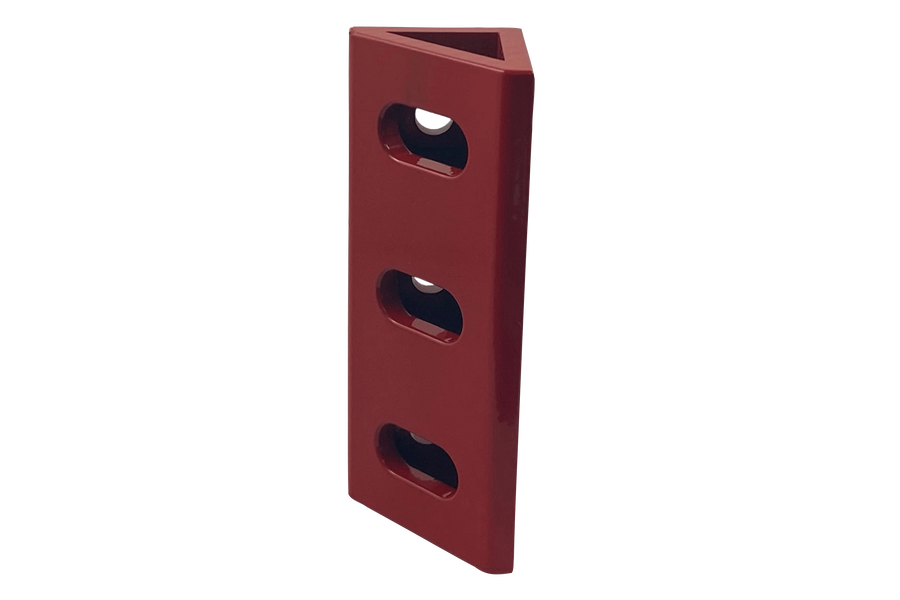 Trak Racer TR8020 Spare Corner Bracket - 120 x 40mm - Red