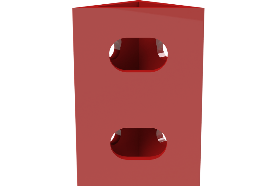 Trak Racer TR8020 Spare Corner Bracket - 80 x 40mm - Red