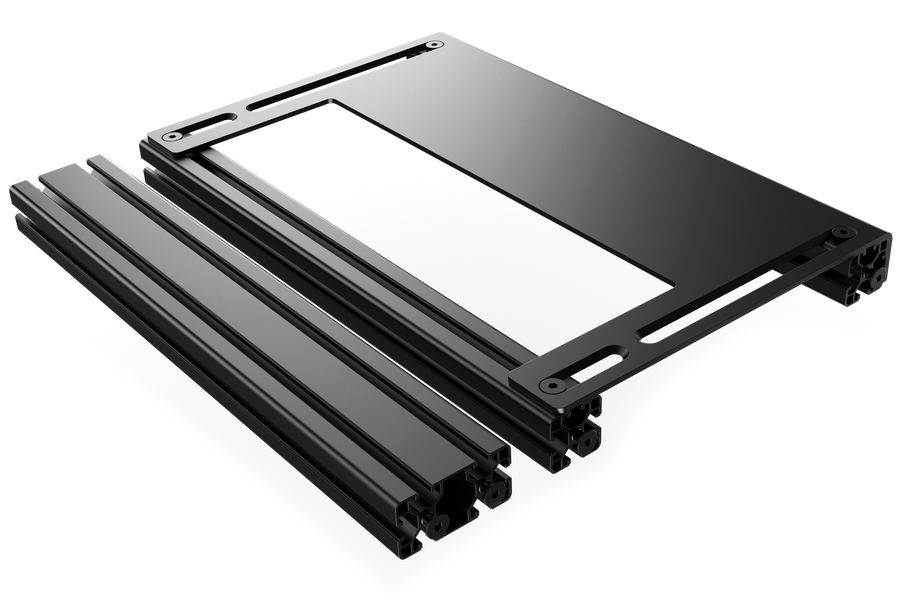 Trak Racer Universal Aluminium Profile Pedal Mount with Heel Plate